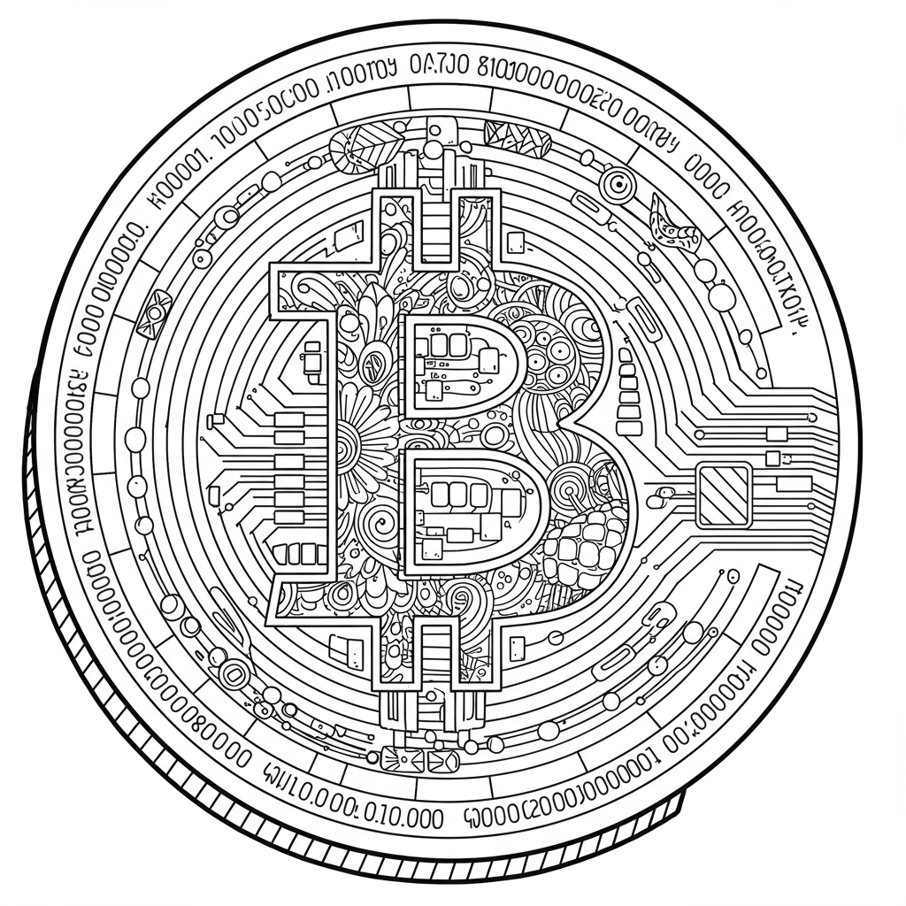Crypto Coloring Pages - Coloring.app