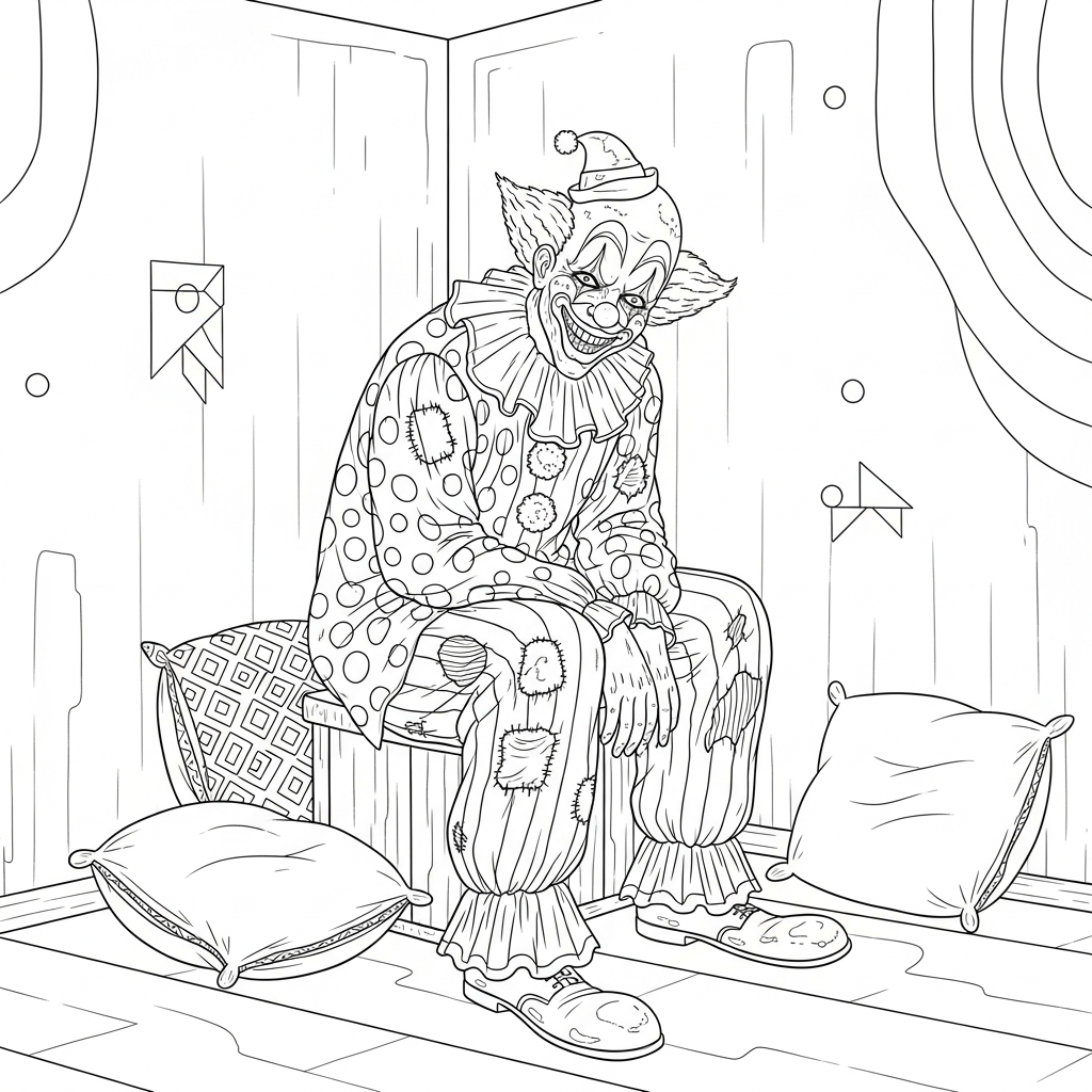 pennywise coloring pages