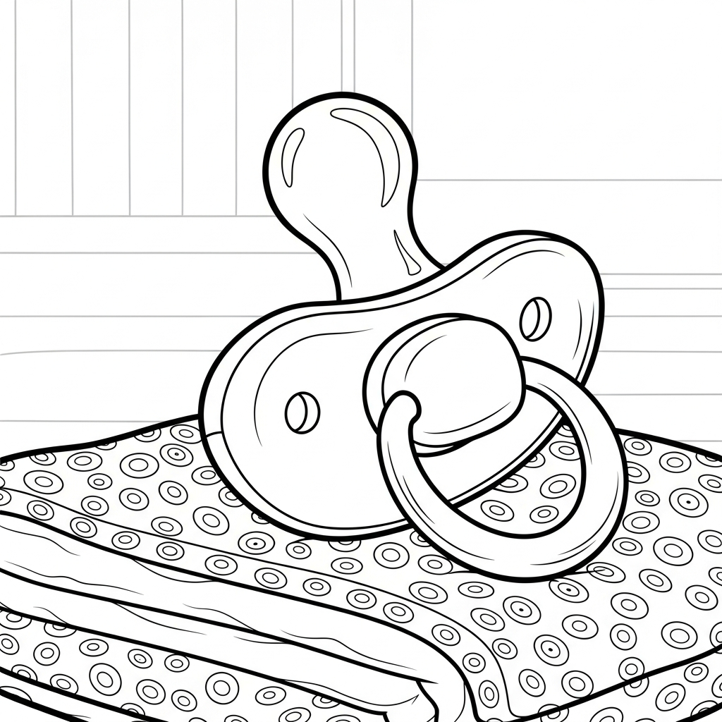Printable Pacifierx Pacifier Coloring Page At Getcoloringscom Free Printable Colorings ...