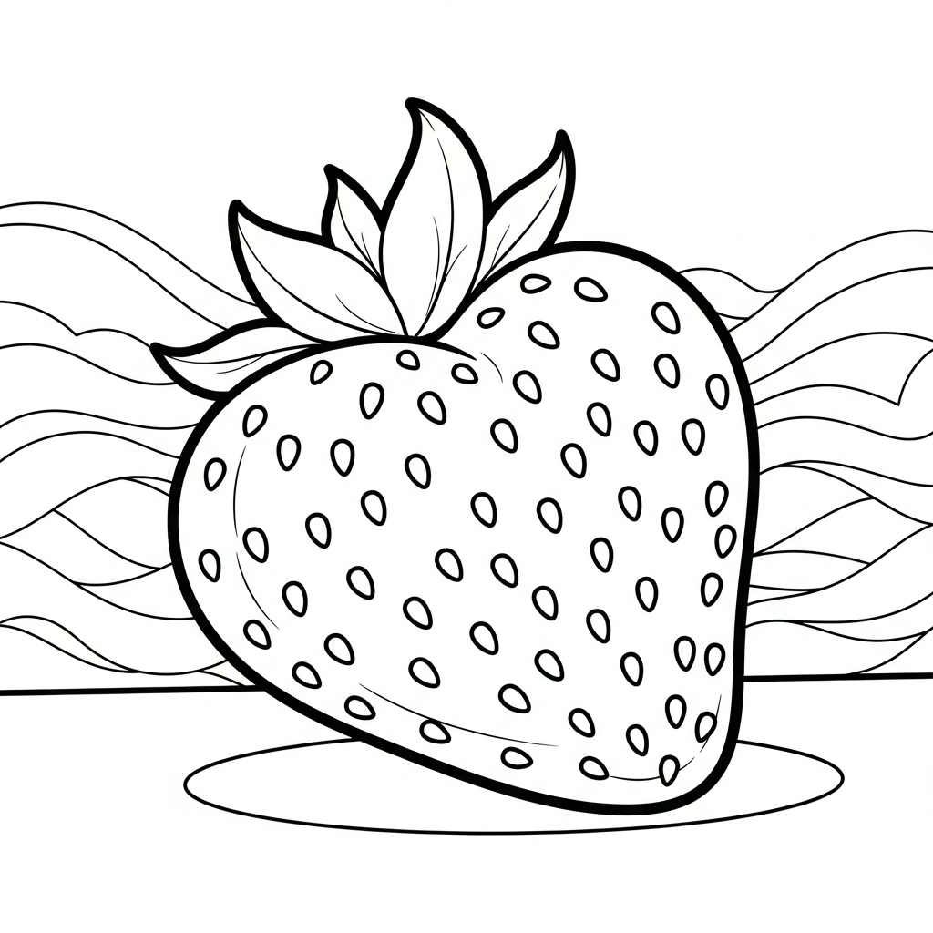 Vector Illustration Of Fruits Coloring Page Royalty Free SVG, Cliparts,  Vectors, and Stock Illustration. Image 122323548., image size:1024x1024