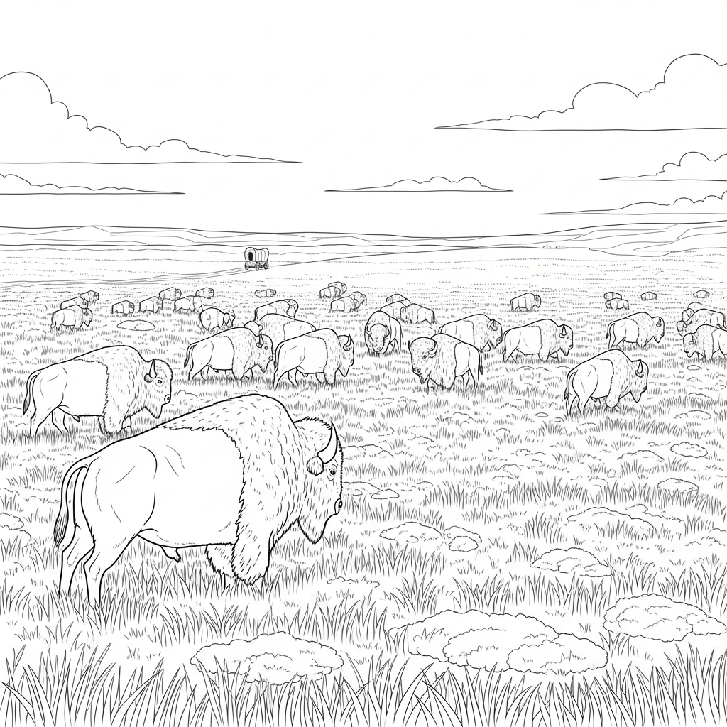 American Frontier Coloring Pages