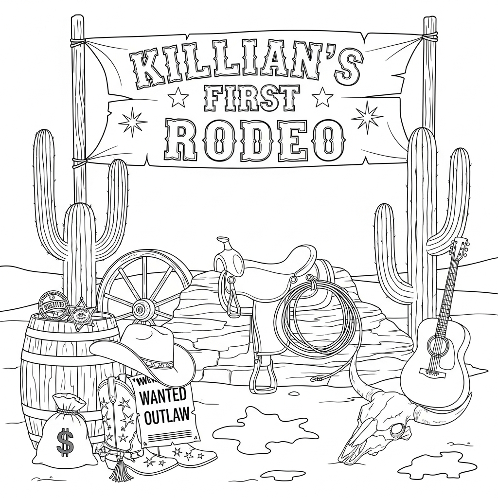Printable Wild West Coloring Page 4 Coolest Free Printables