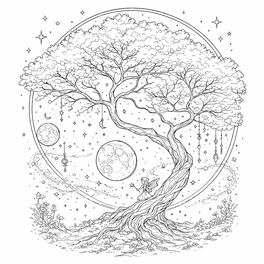 Coloring castle with prismacolors, image size:1024x1024