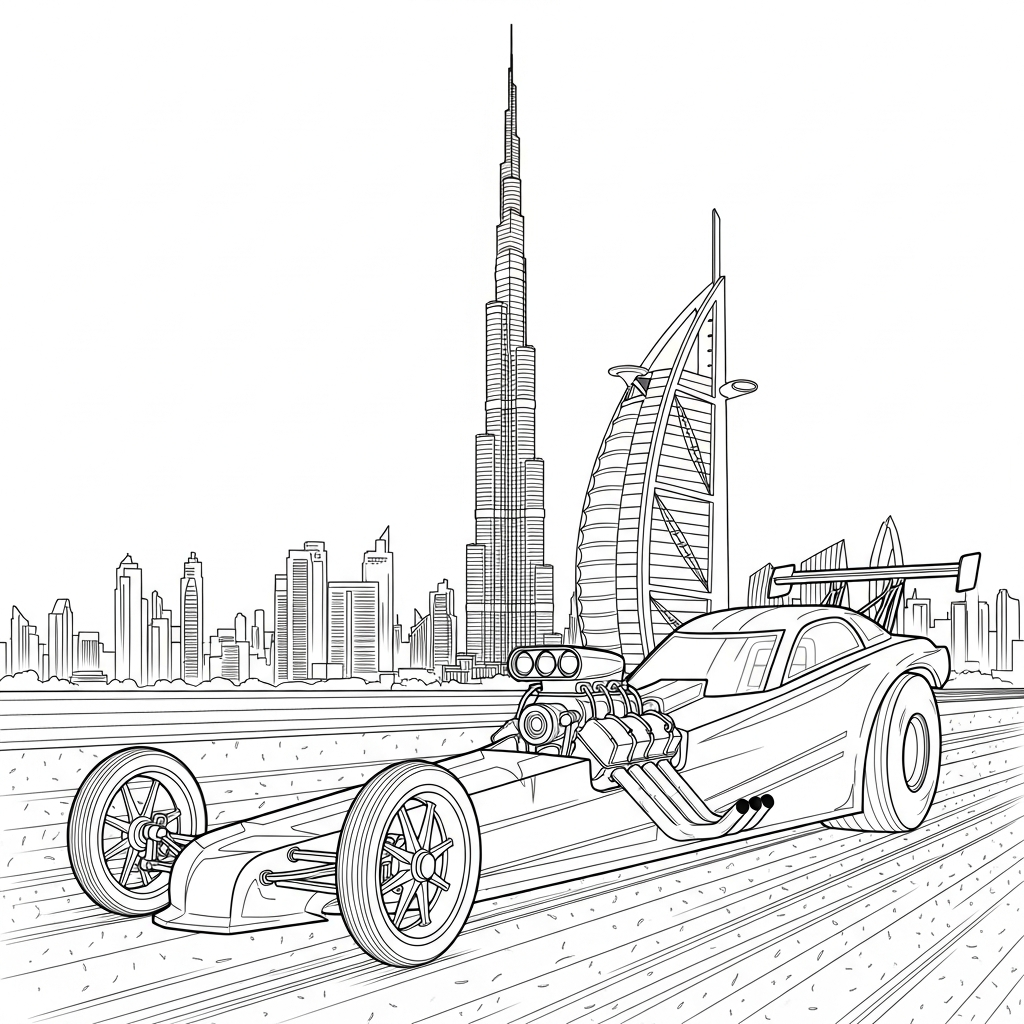 Drag Racing Printable Coloring Top Fuel Dragster Coloring Pages Coloring Pages Summit Racing Hosts